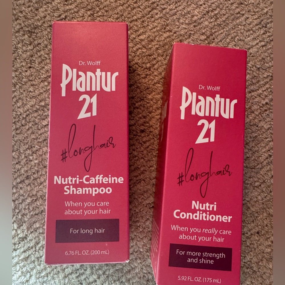 Plantur 21 Nutri-Caffeine Shampoo & Nutri Conditioner - Brand New!!